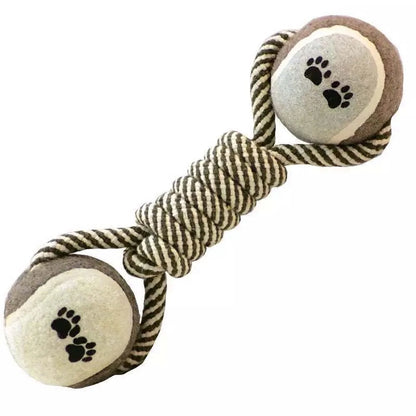 Sniffwagglenwalk™ Pets Chew Toy Cotton Rope Dumbbell. - Sniff Waggle And Walk