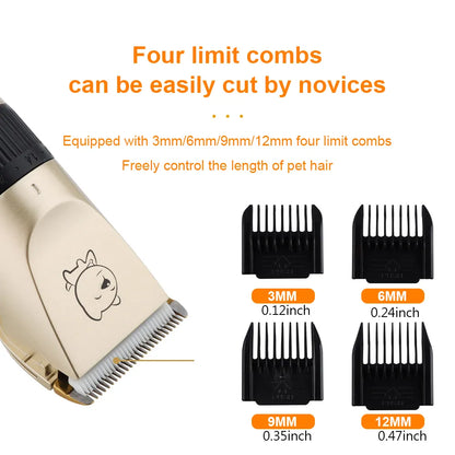 Sniffwagglendwalk® Electrical Grooming Trimmer USB Rechargeable Low Decibel. - Sniff Waggle And Walk