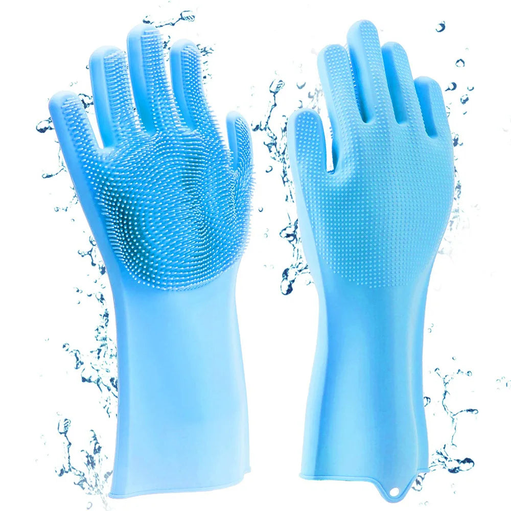 Grooming bathing Gloves by Sniffwaggleandwalk™ - Sniff Waggle And Walk