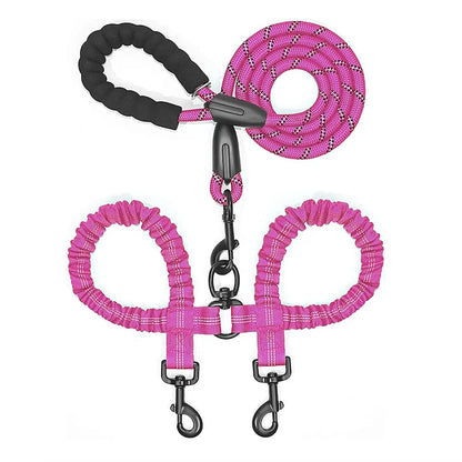 Sniffwagglendwalk® Dual Dog Leash - Sniff Waggle And Walk