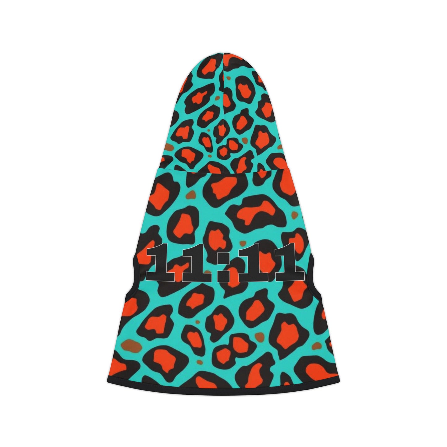 Spiritual inspired dog hoodie featuring 11:11 angel number on the back