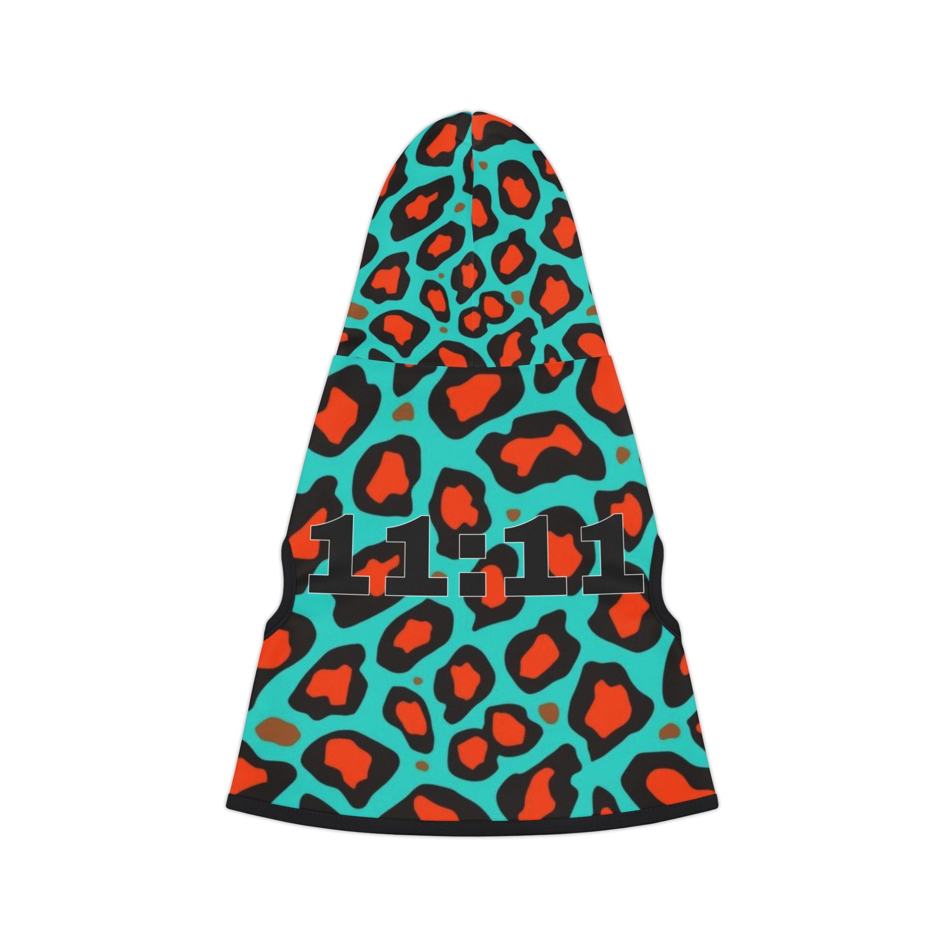 Spiritual inspired dog hoodie featuring 11:11 angel number on the back