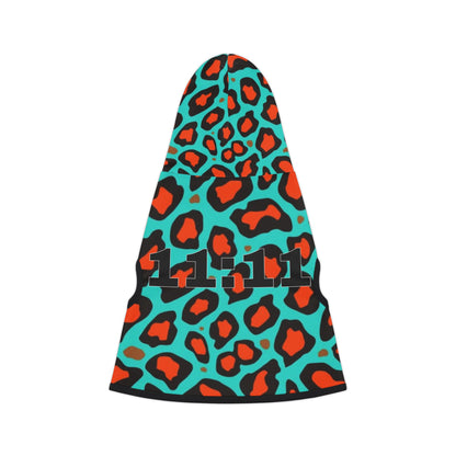 Spiritual inspired dog hoodie featuring 11:11 angel number on the back