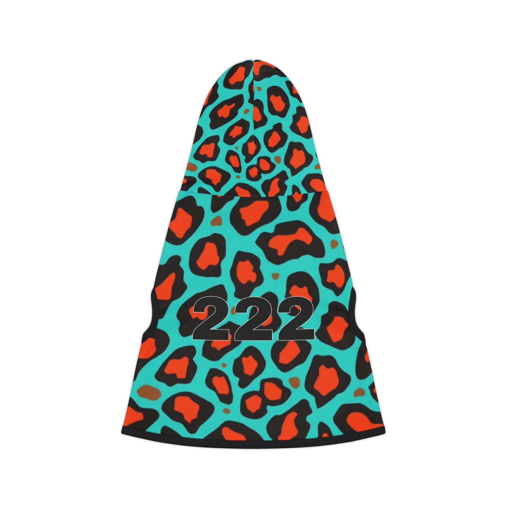 Spiritual inspired dog hoodie with 222 angel number meaning