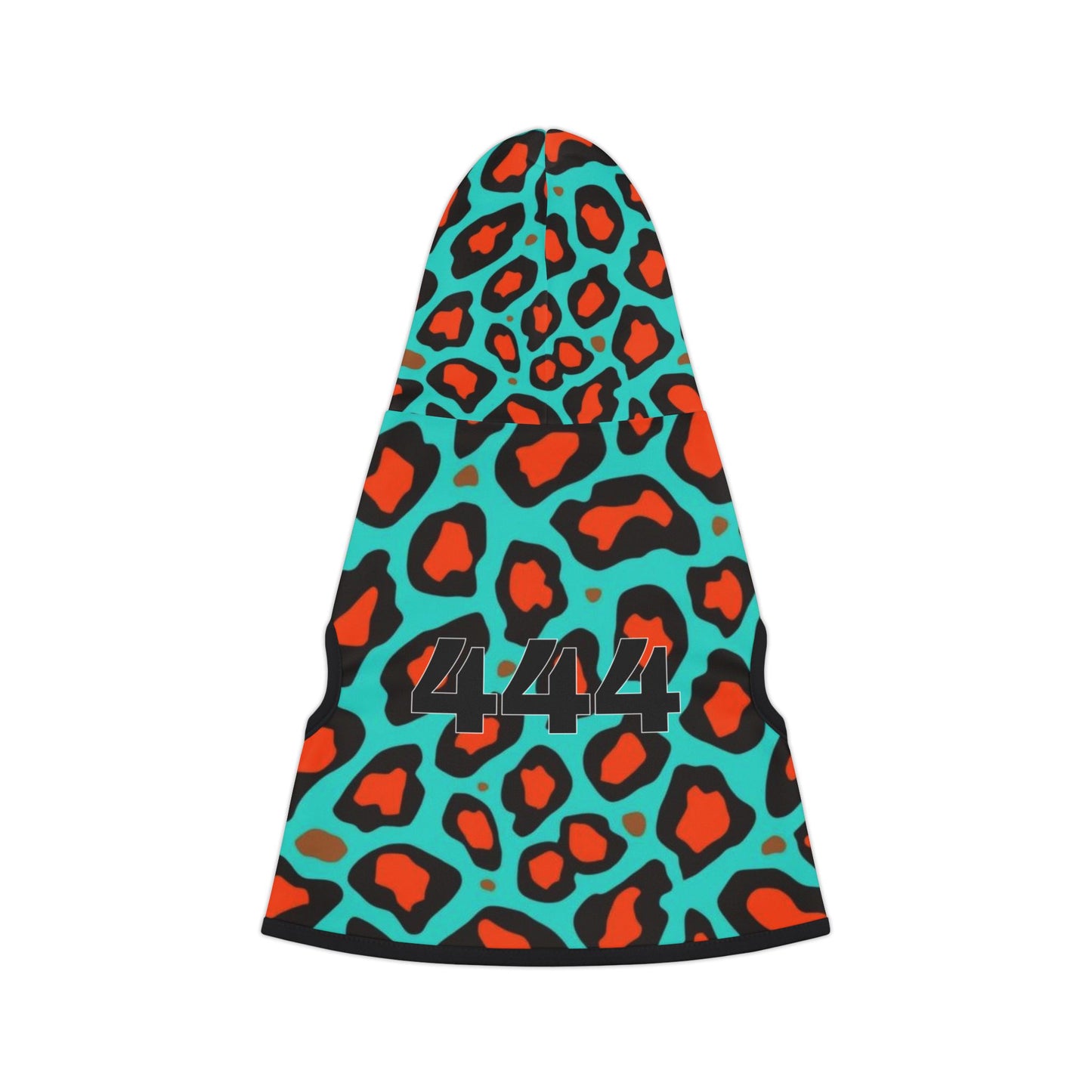 Spiritual inspired dog hoodie with 444 angel number meaning