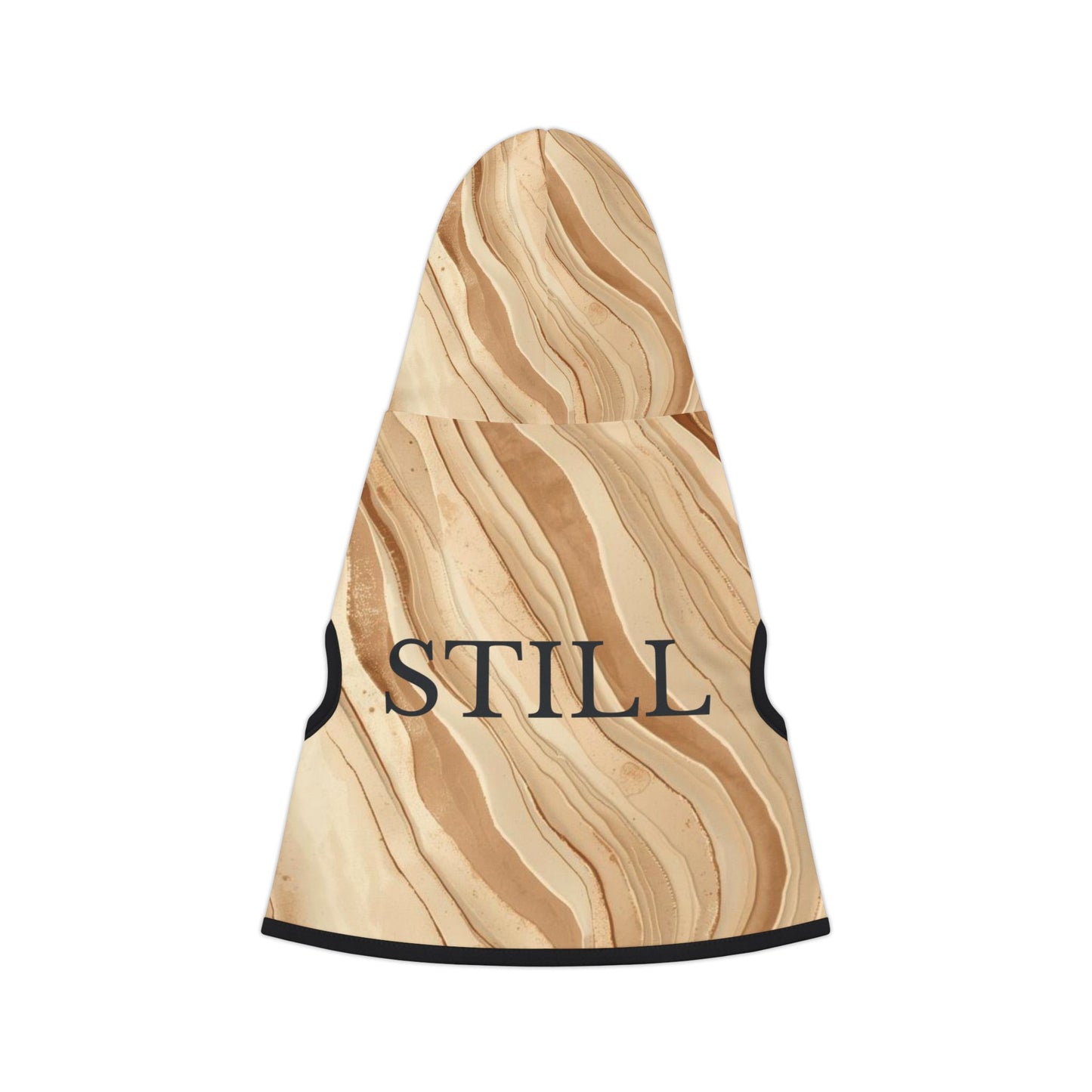 breathable polyester dog hoodie fabric detail