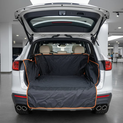 Large waterproof dog boot liner designed to fit SUVs hatchbacks and family cars