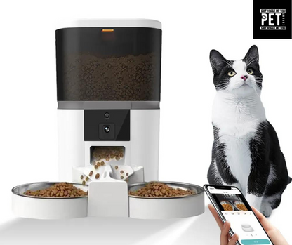 Sniffwagglenwalk™ Automatic Food Dispenser with HD Camera. - Sniff Waggle And Walk