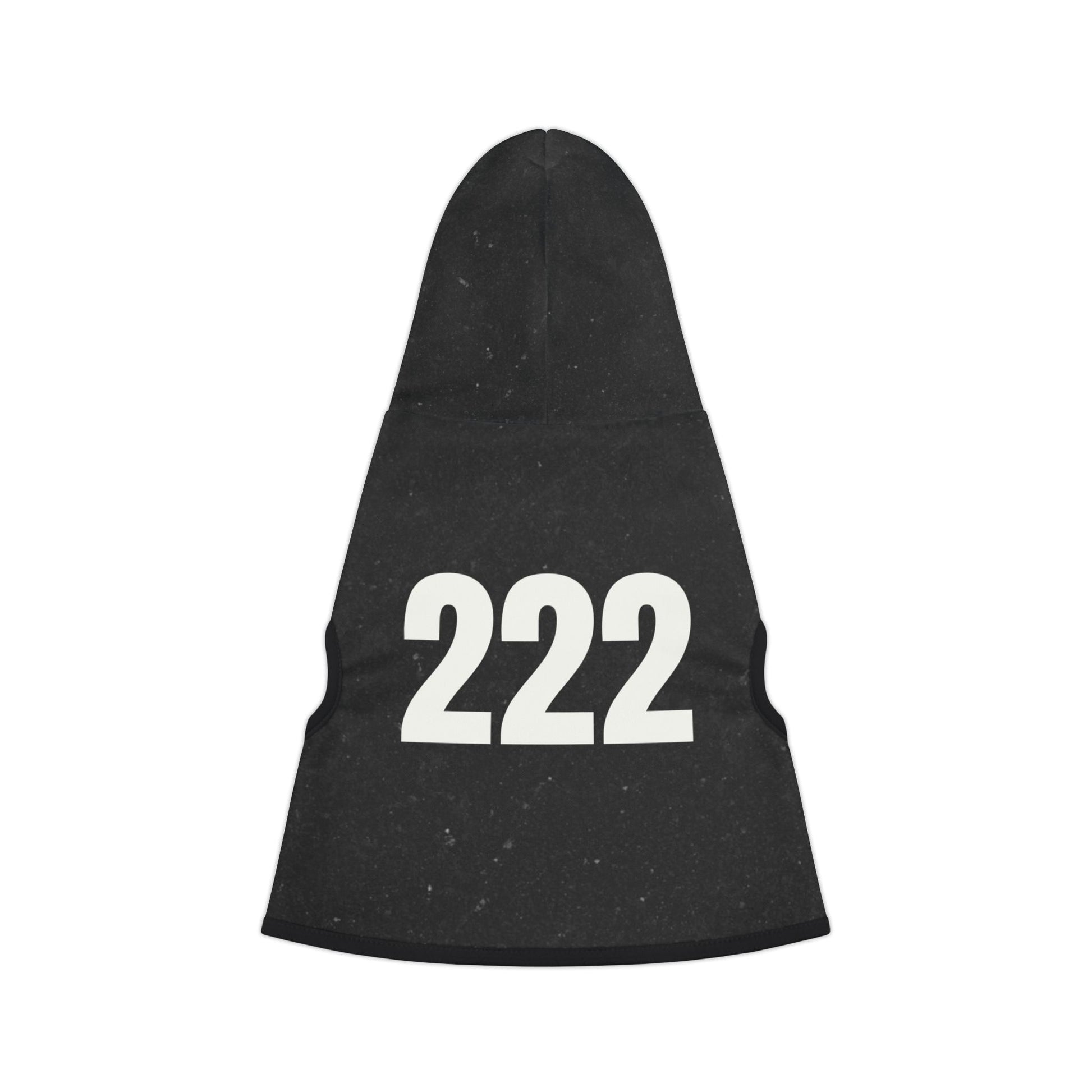 Urban black pet hoodie designed for stylish dogs and cats