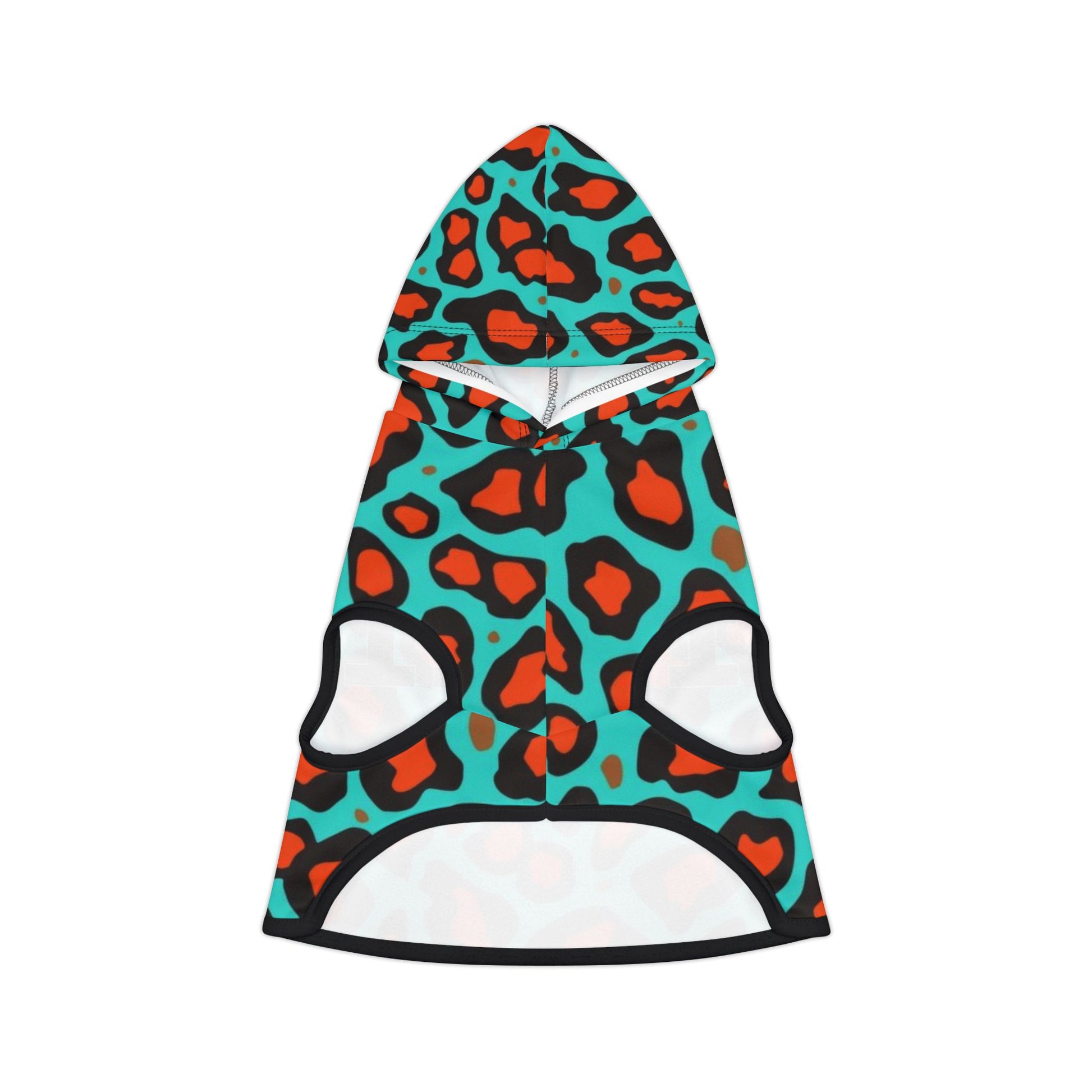 Modern streetwear style dog hoodie with 11:11 angel number back print