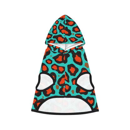 Modern streetwear style dog hoodie with 11:11 angel number back print