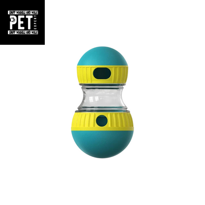 Interactive Slow Feeder Push Toy for Dogs – Dispenses Treats for Fun and Enrichment.Sniffwaggleandwalk™