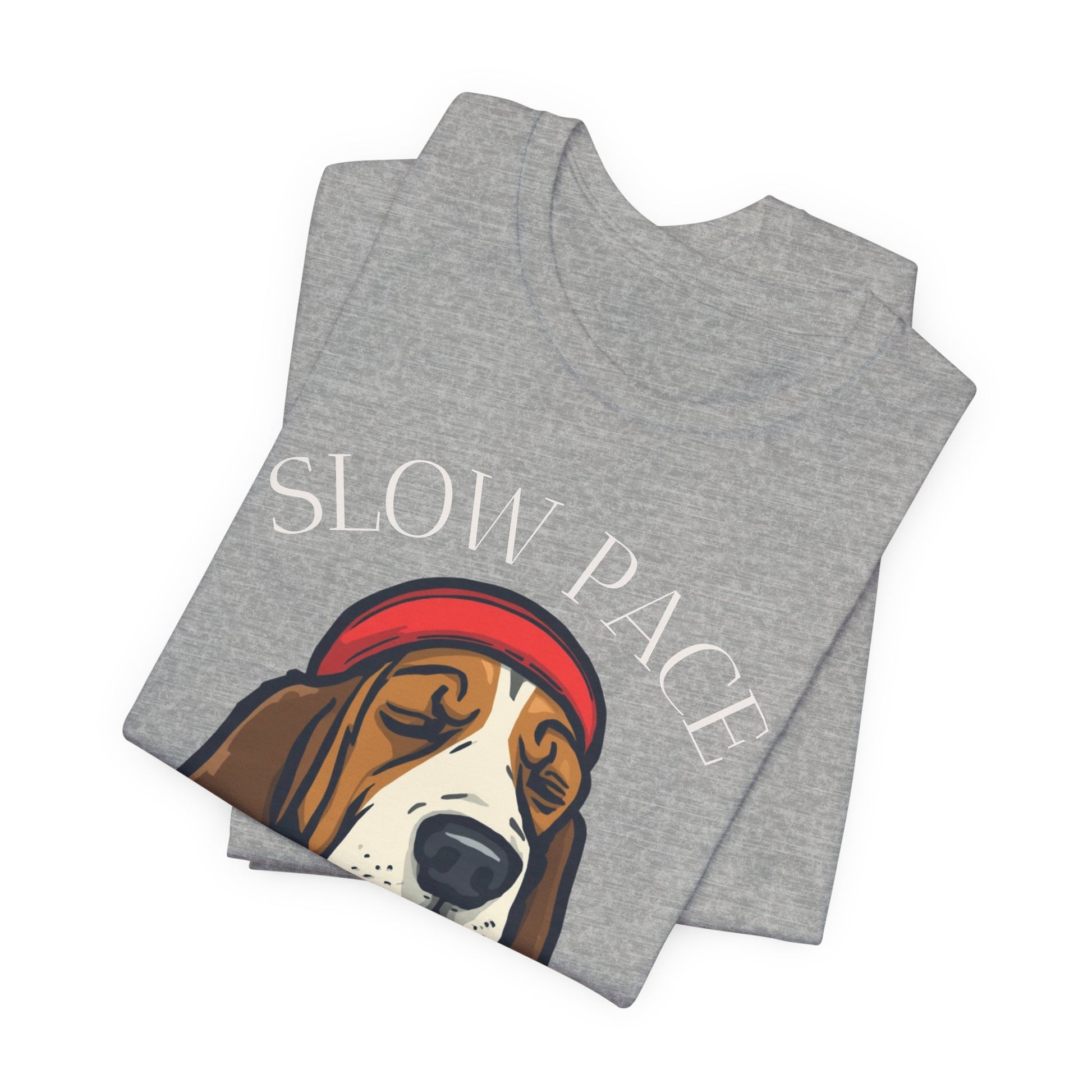 Athletic Club Basset Hound T-Shirt athletic heather colourway