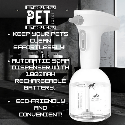 automatic foaming dispensor for pets