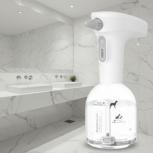 automatic foaming dispensor for pets