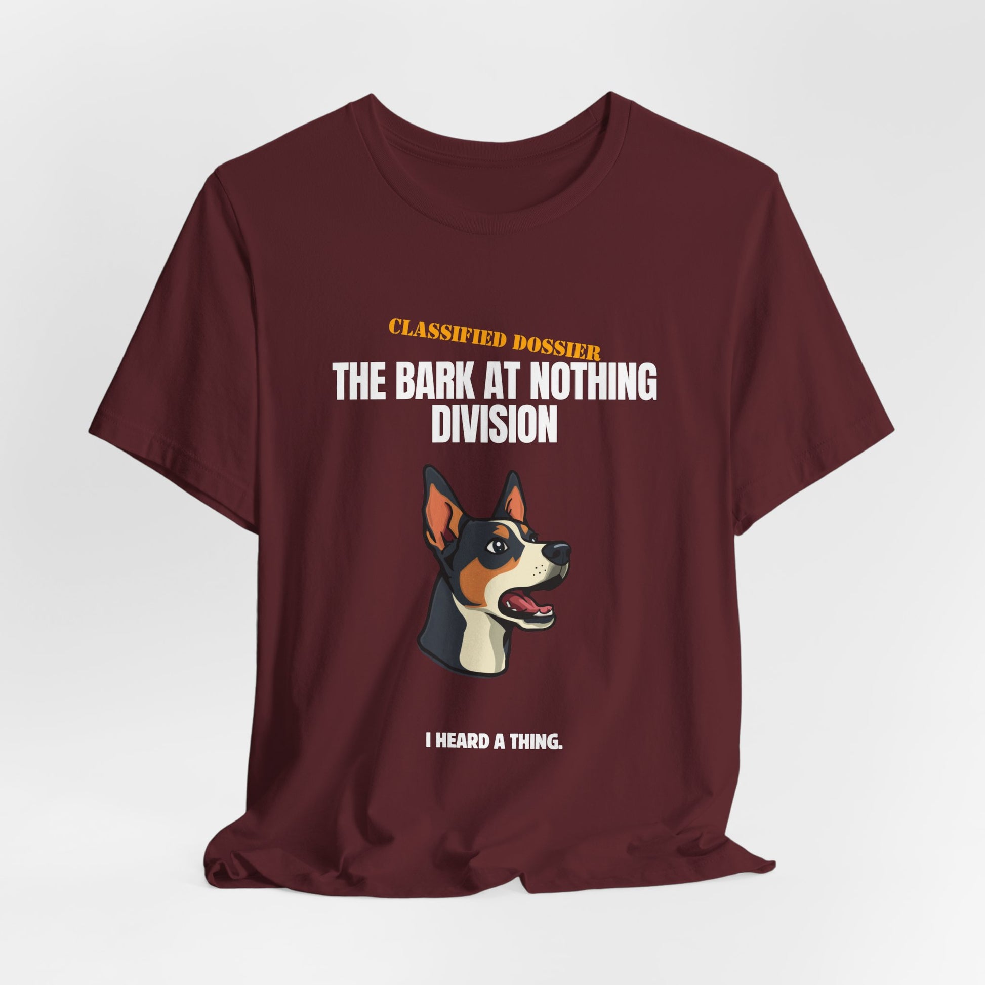 Bark At Nothing Division tee product overview