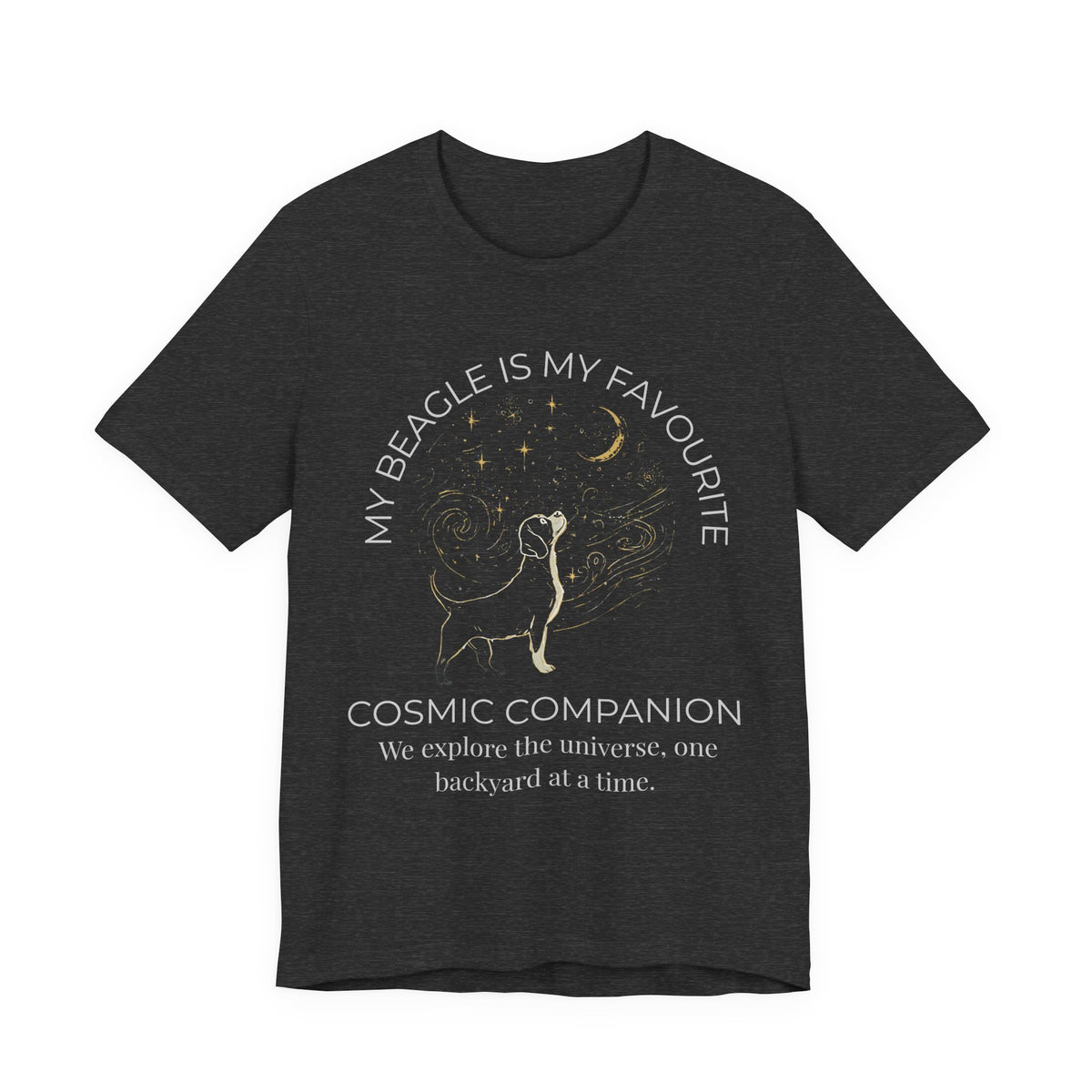 Beagle Cosmic Companion T-Shirt gift idea for dog lovers