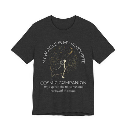 Beagle Cosmic Companion T-Shirt gift idea for dog lovers