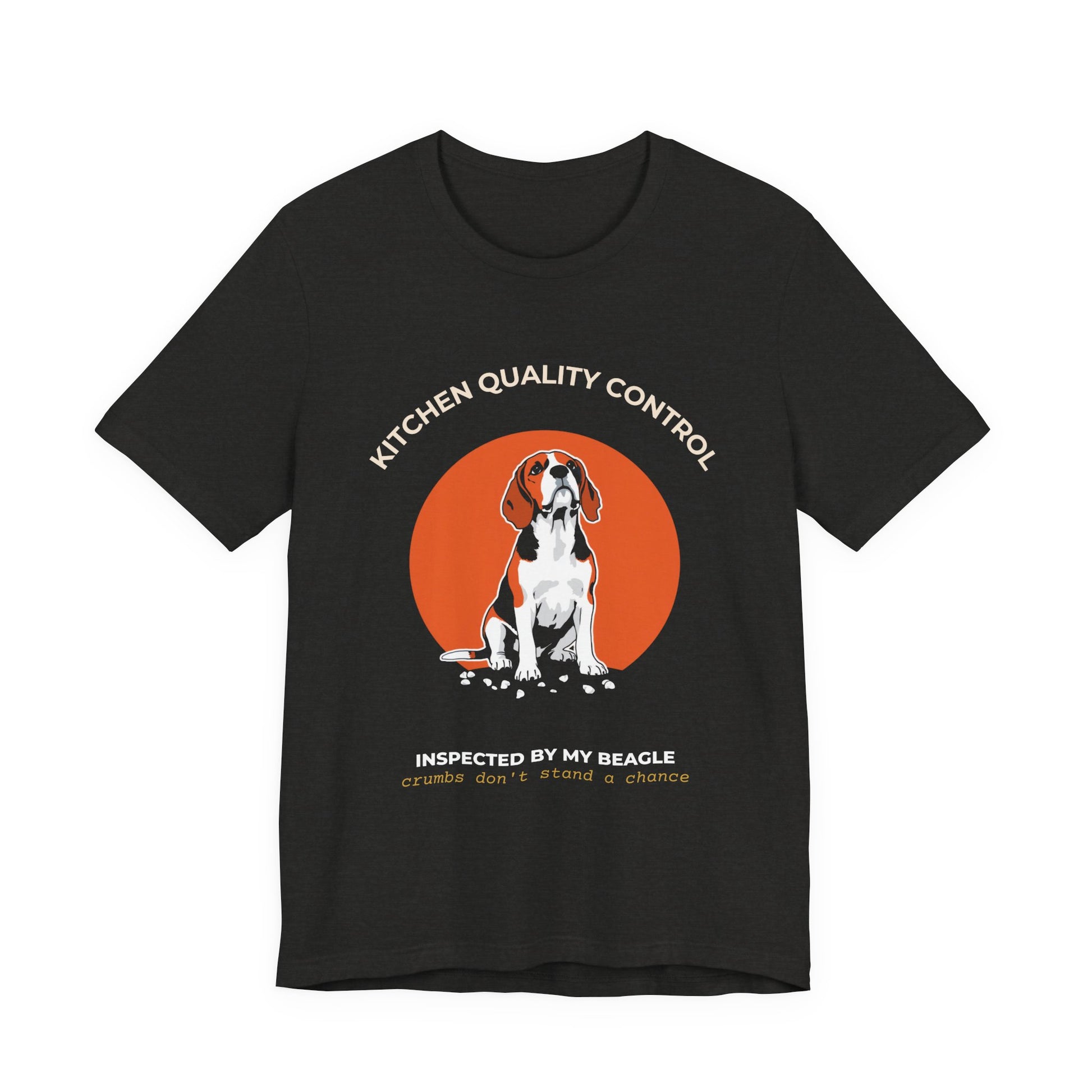 Kitchen Quality Control Beagle t-shirt — funny Beagle kitchen tee on Bella+Canvas 3001, view 12