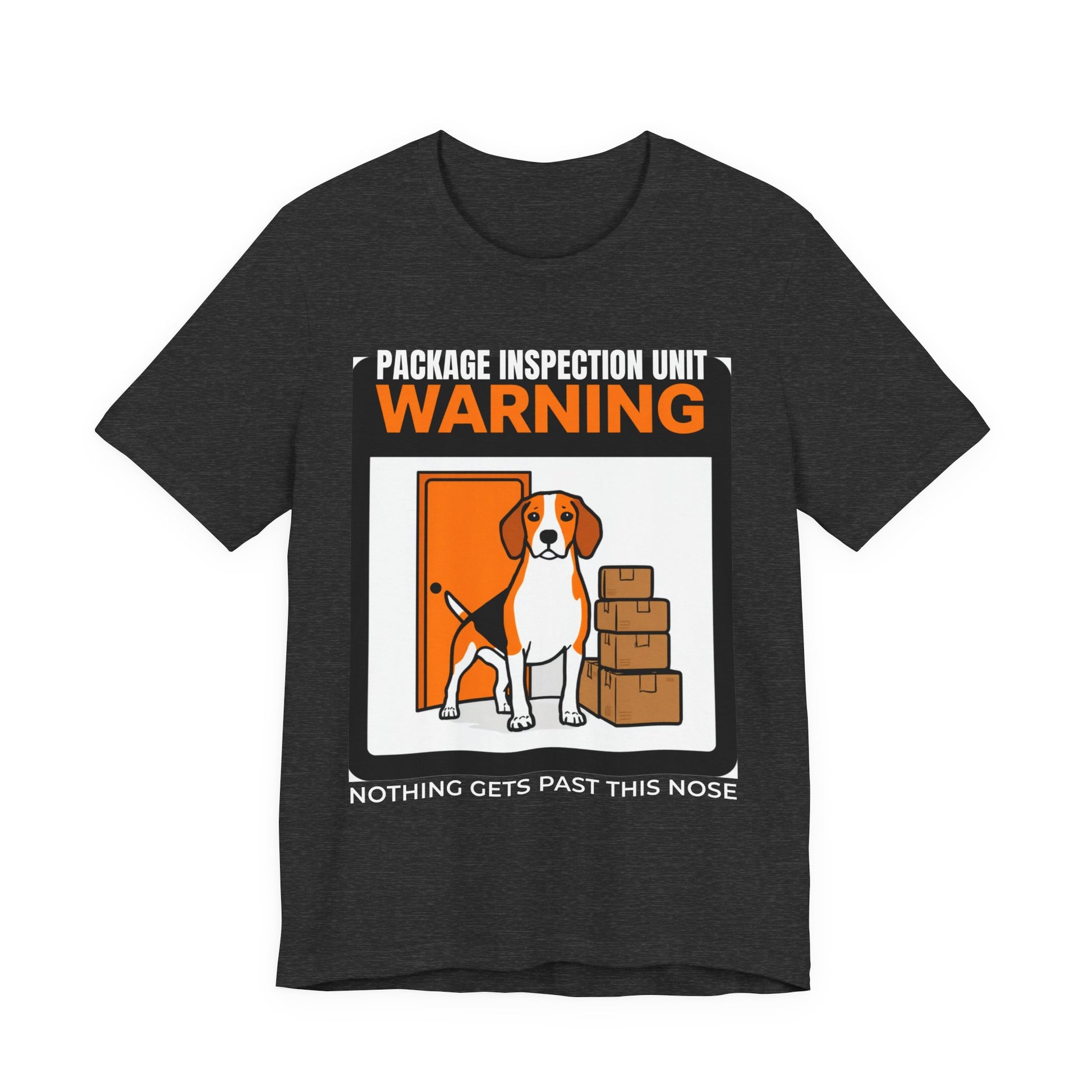 Beagle Package Inspection Unit t-shirt, product only on plain background