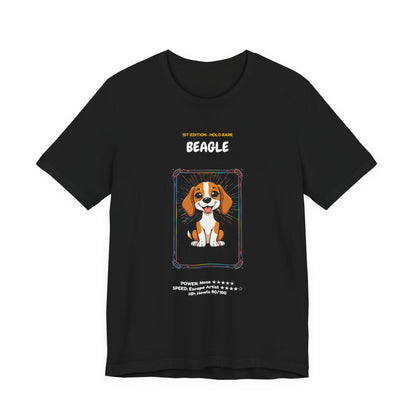 Beagle Rookie Card T-Shirt - funny trading card style tee