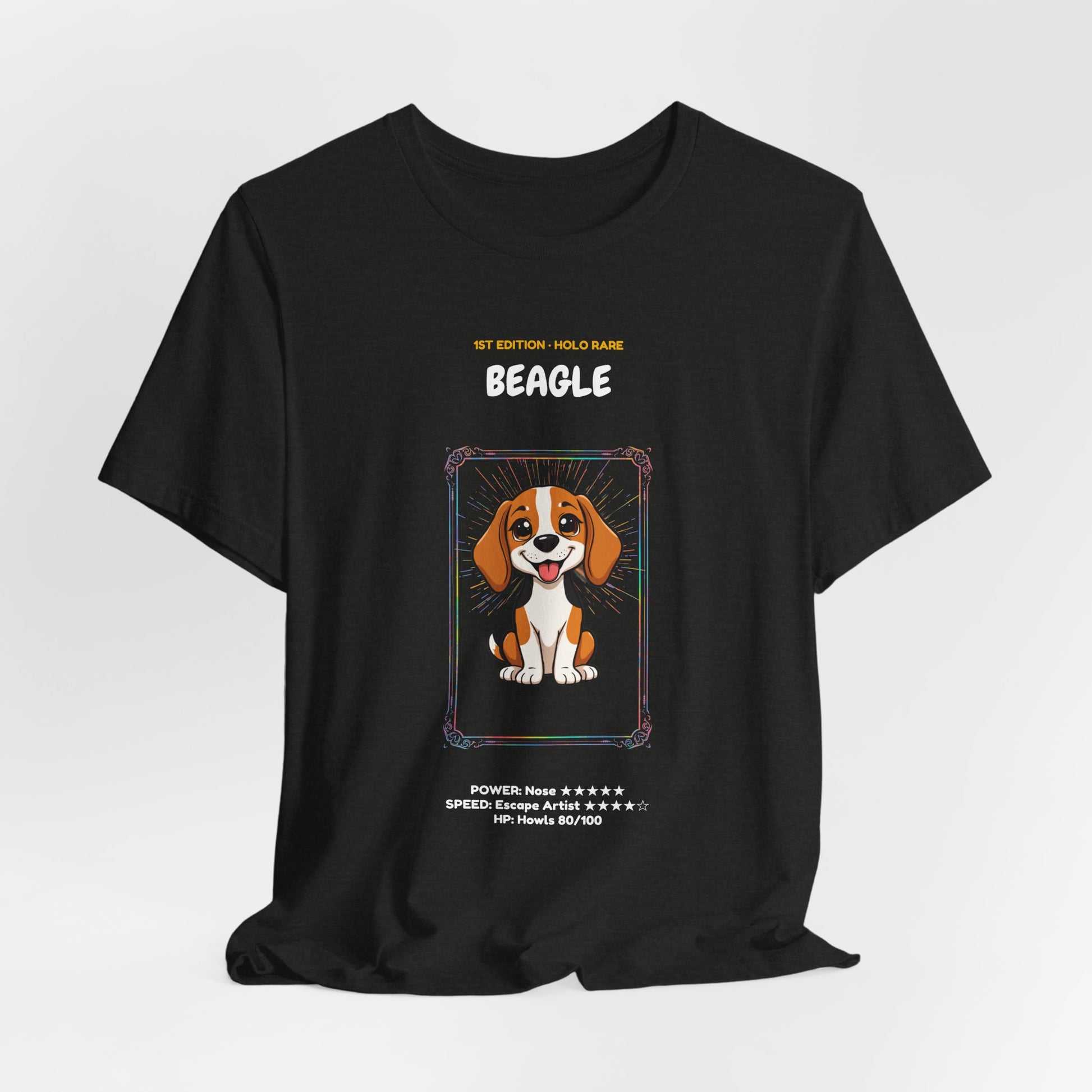 Beagle Rookie Card T-Shirt - funny trading card style tee