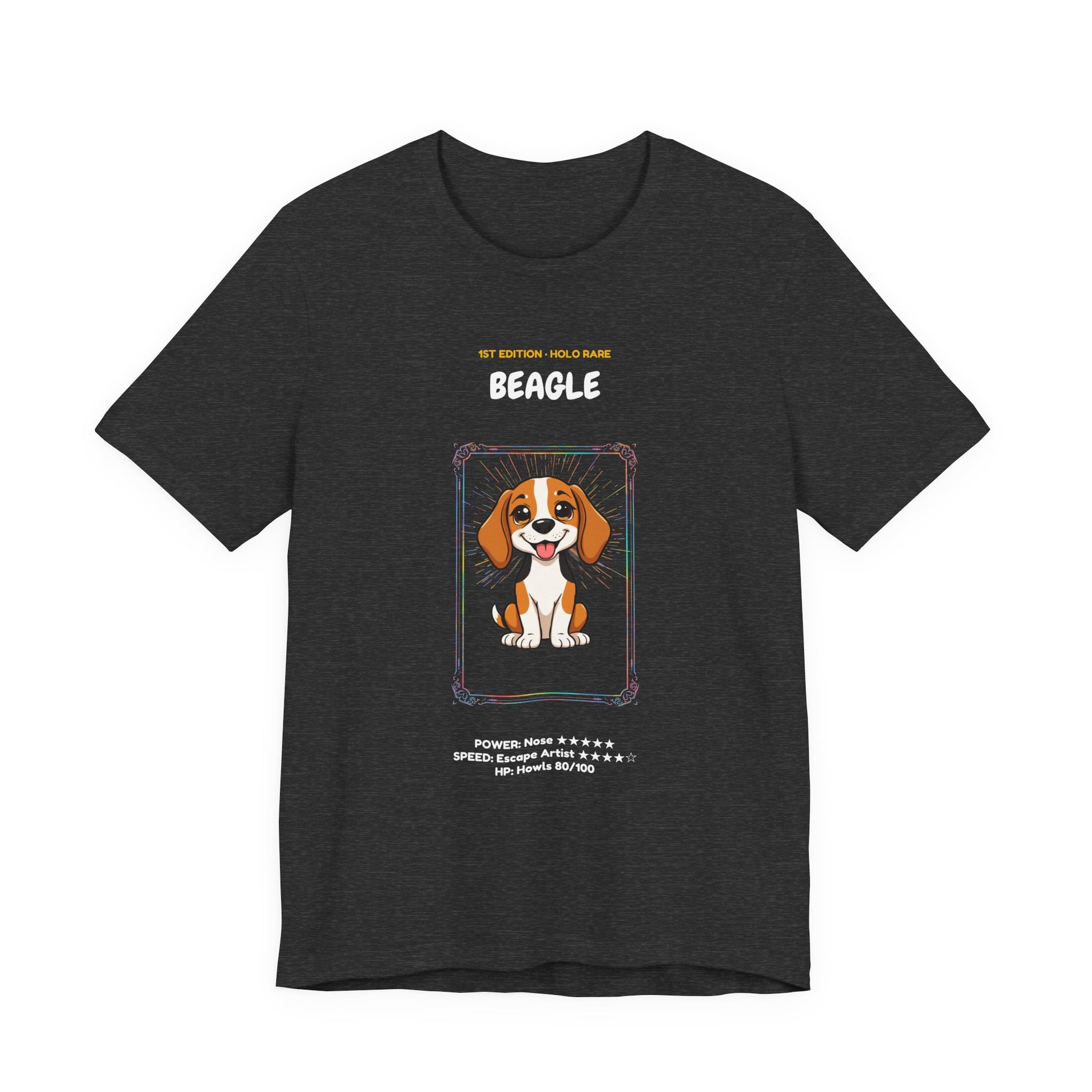 Beagle Rookie Card T-Shirt - funny trading card style tee