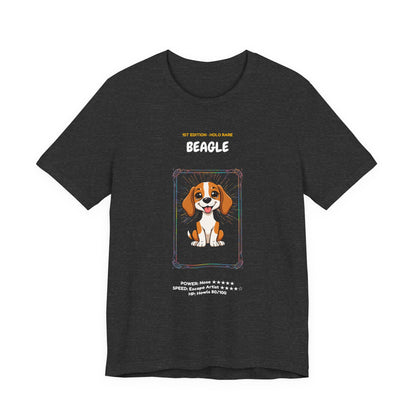 Beagle Rookie Card T-Shirt - funny trading card style tee