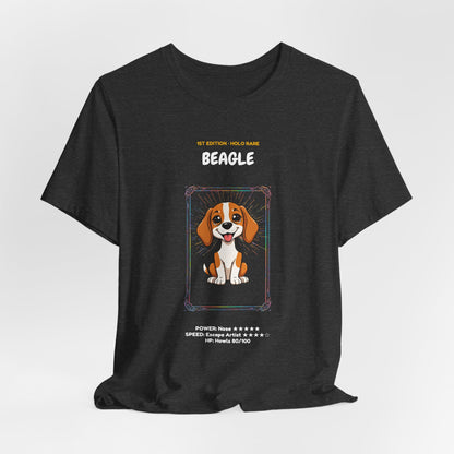 Beagle Rookie Card T-Shirt - funny trading card style tee