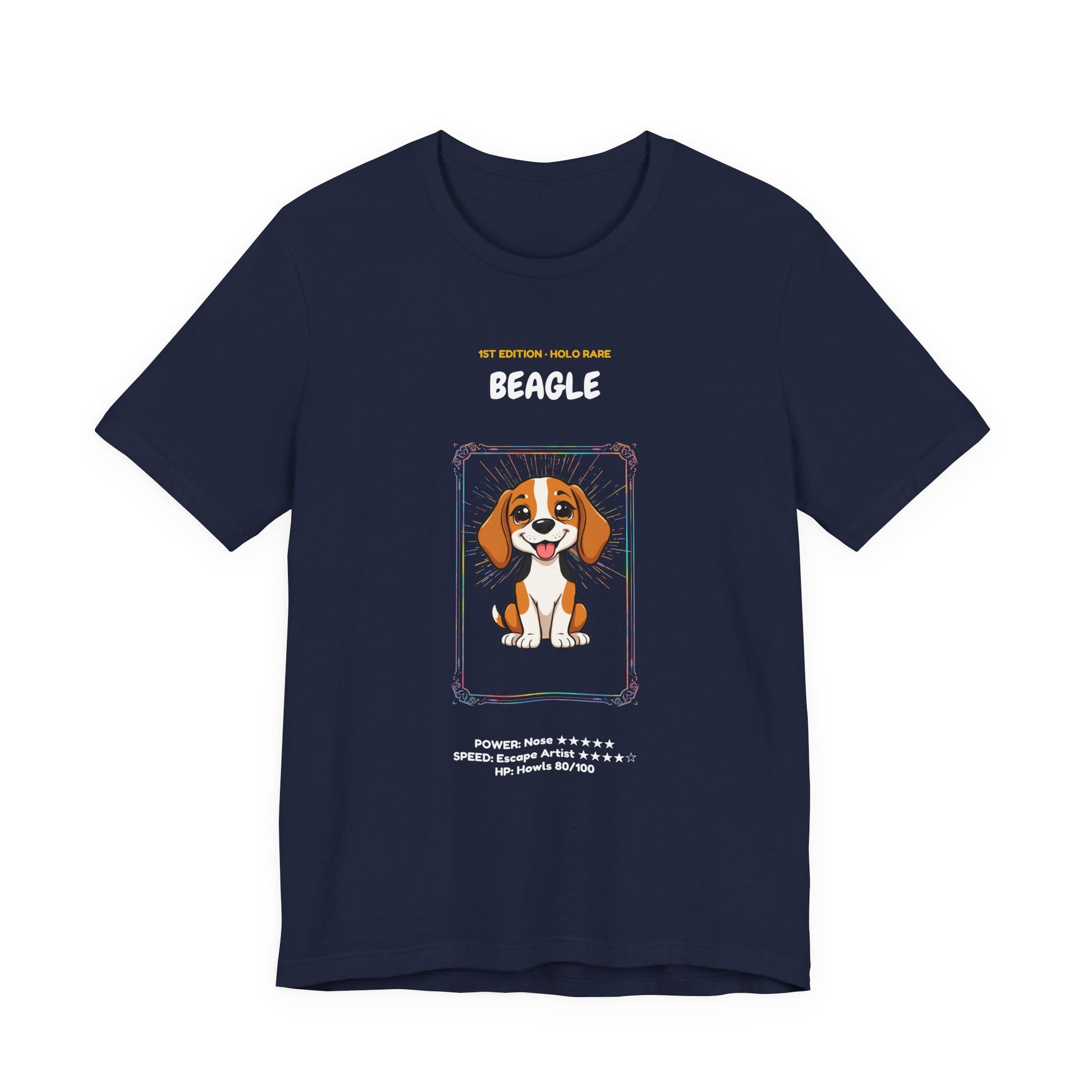 Beagle Rookie Card T-Shirt - funny trading card style tee