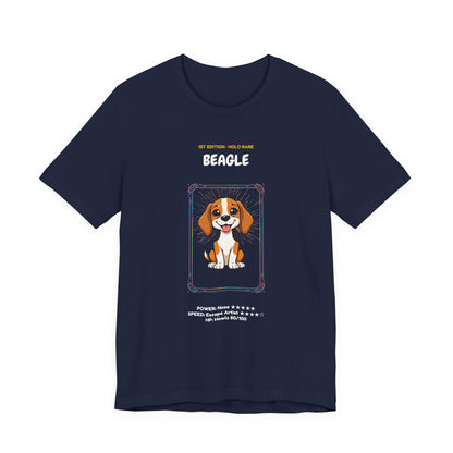 Beagle Rookie Card T-Shirt - funny trading card style tee