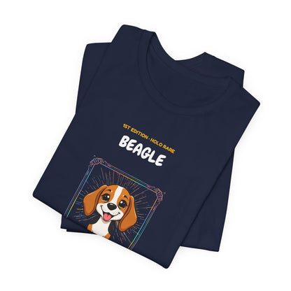 Beagle Rookie Card T-Shirt - funny trading card style tee