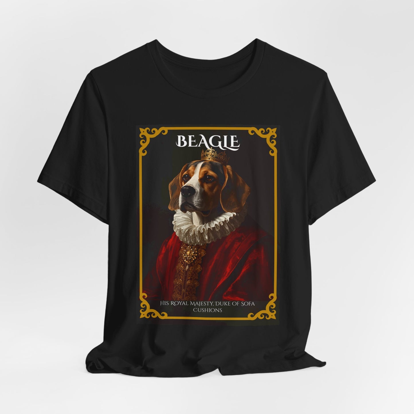 Beagle Royal Portrait t-shirt folded flat