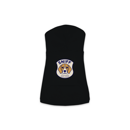 Beagle Hoodie — Sniff Patch, Black, Medium