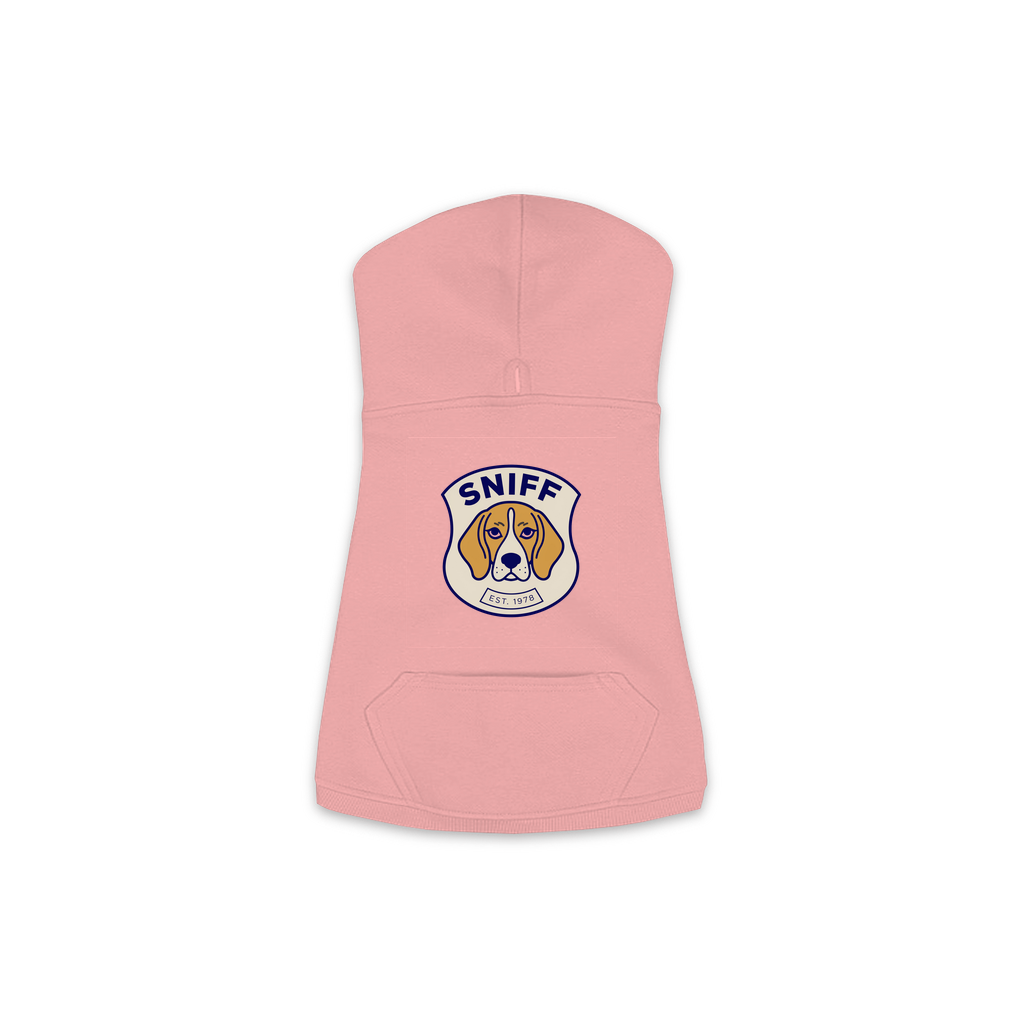 Beagle Hoodie — Sniff Patch, Mauvelous, Medium