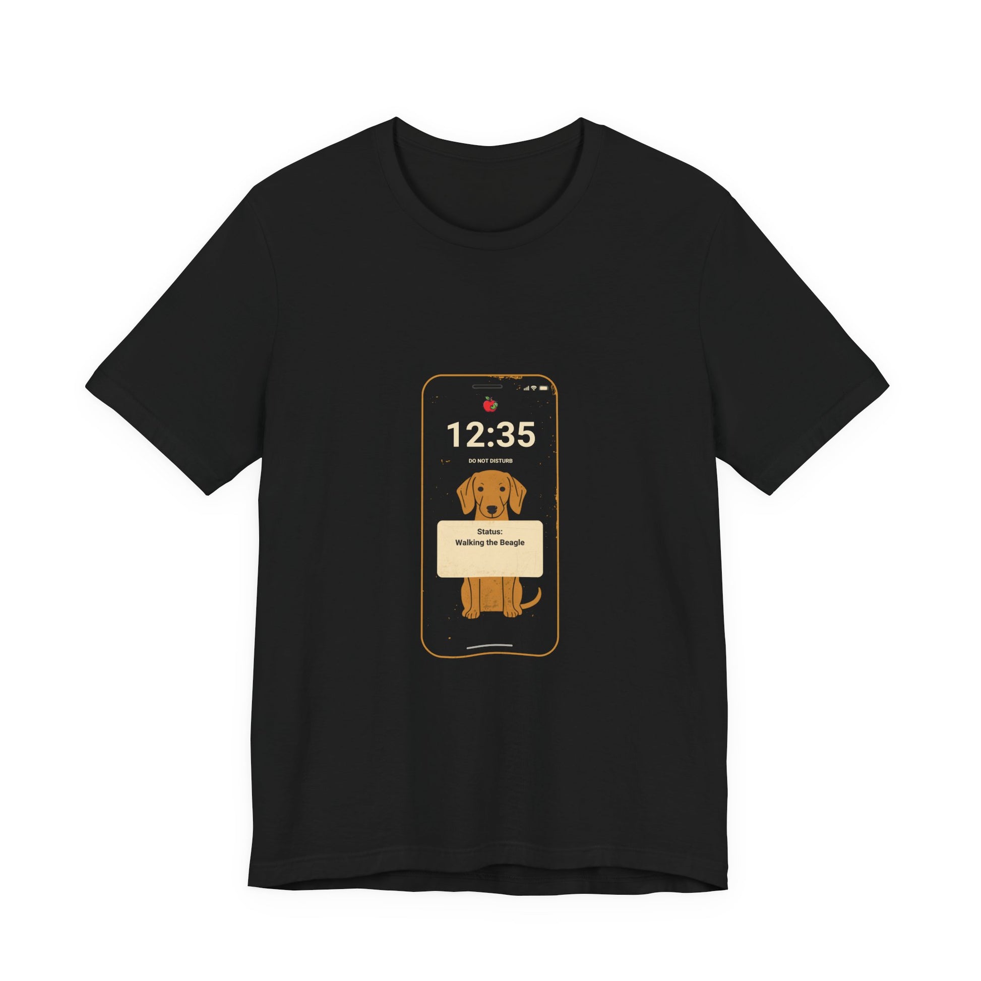Beagle Status Busy t-shirt available colour options
