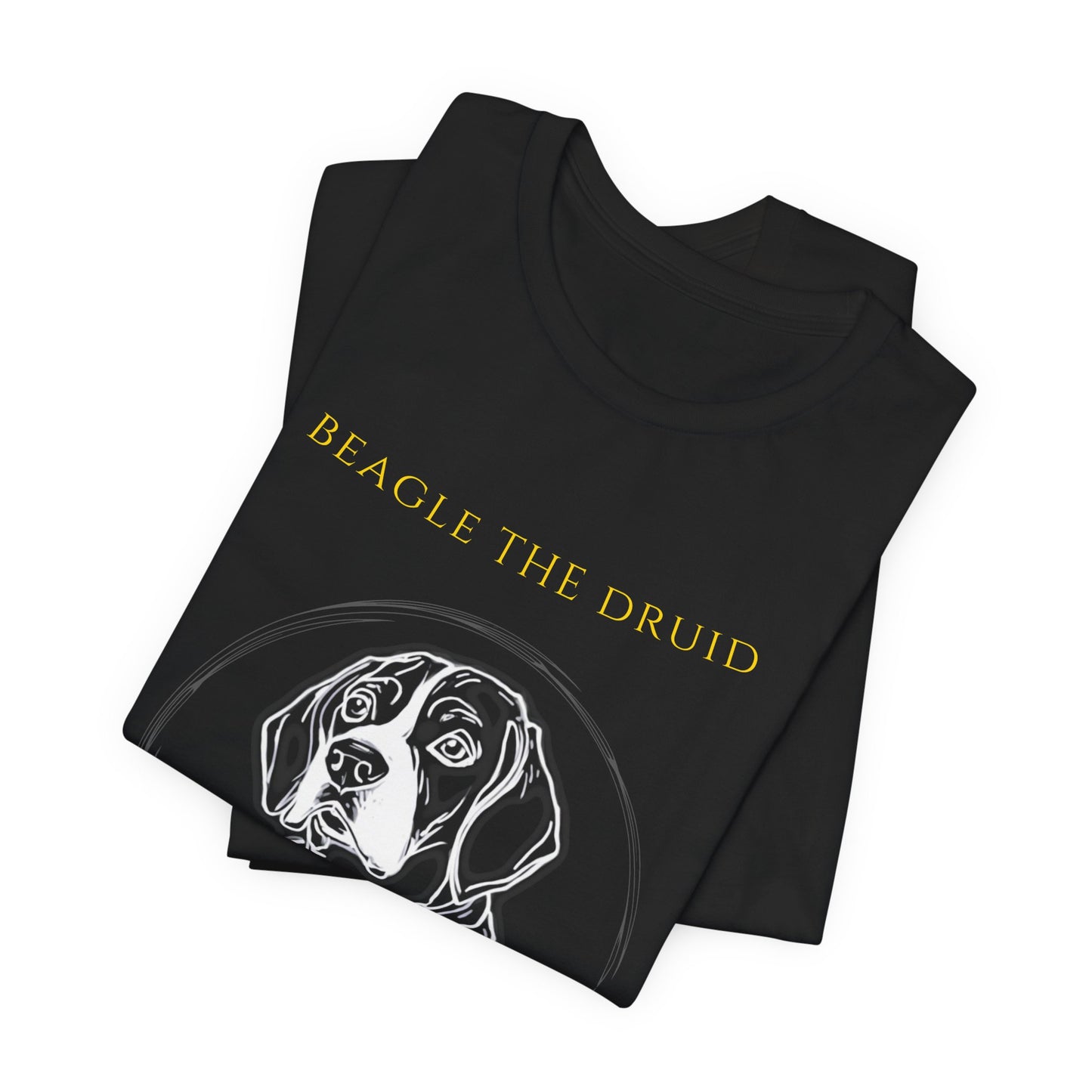 Beagle The Druid T-Shirt fabric detail