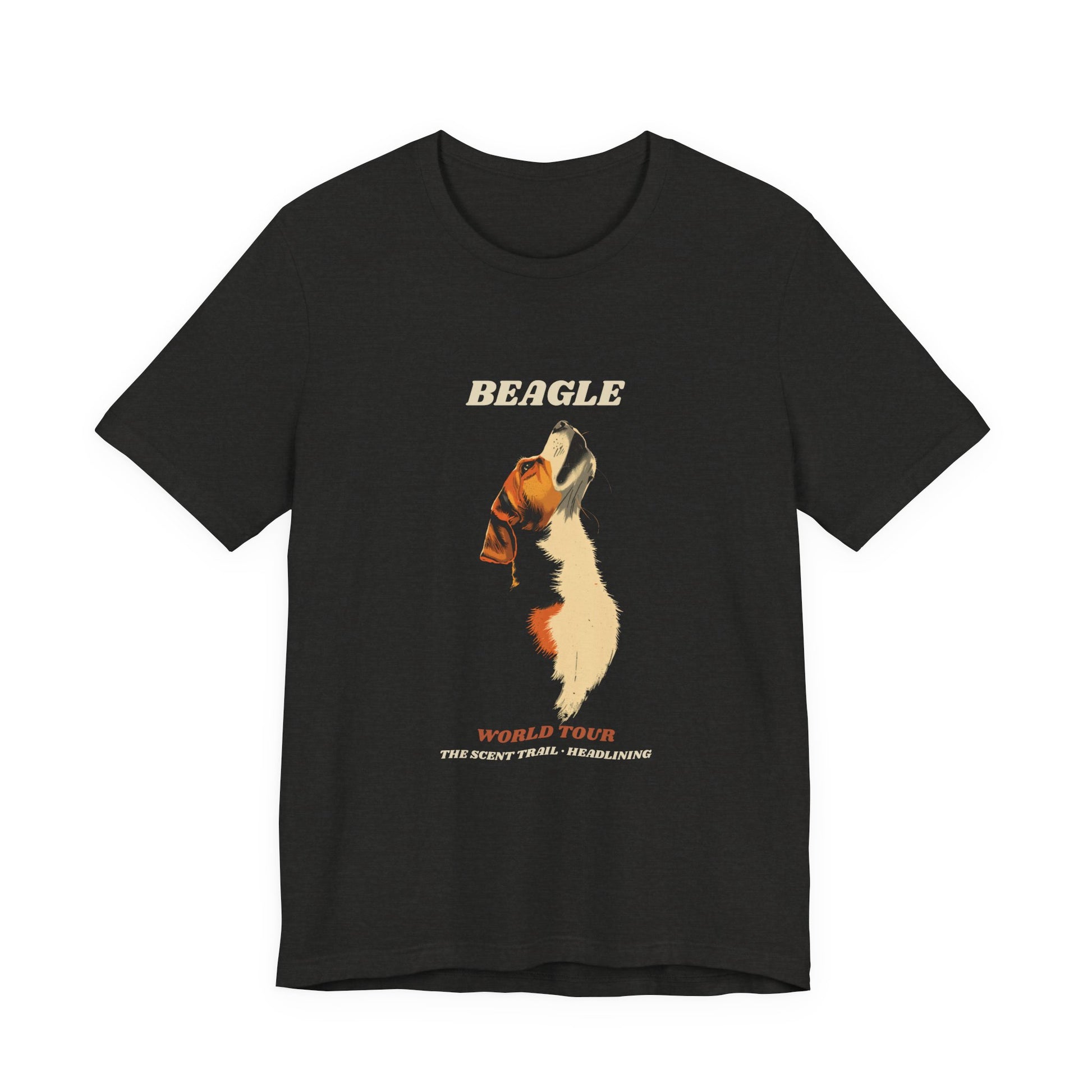 Beagle World Tour vintage band t-shirt front print detail