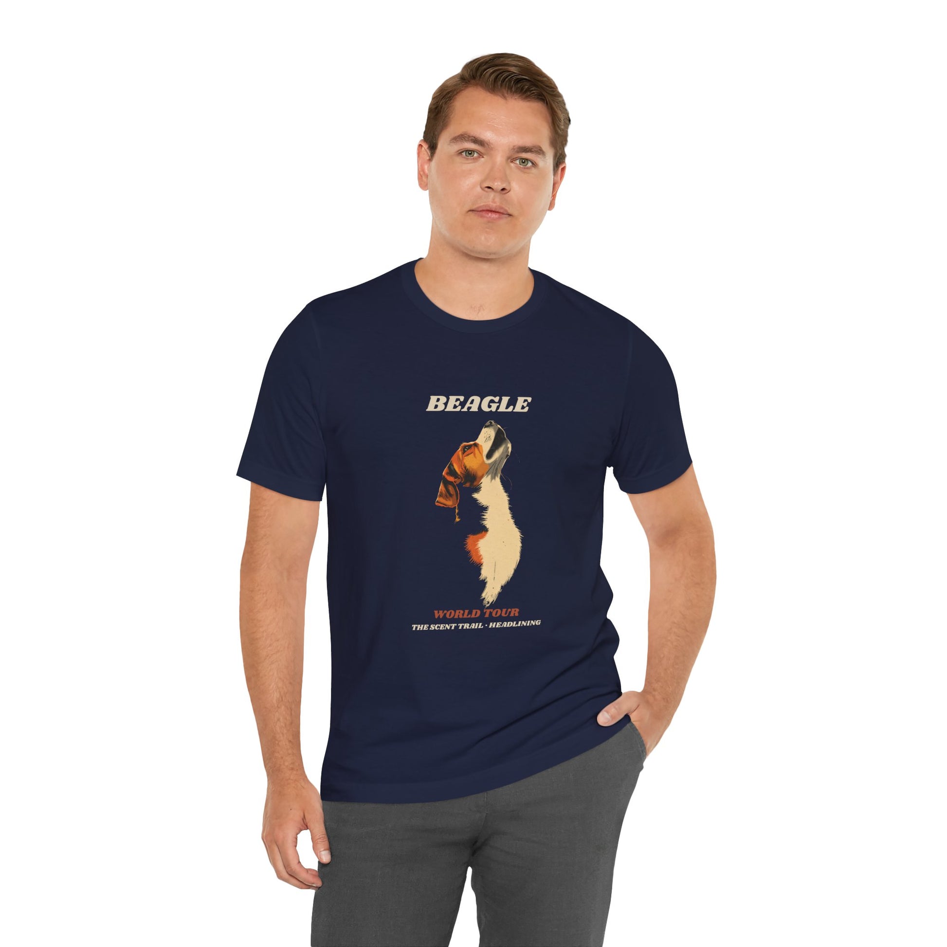 Beagle World Tour vintage band t-shirt side view