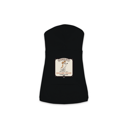 Begging Is A Skilled Trade Dog Hoodie - Black - XS to M