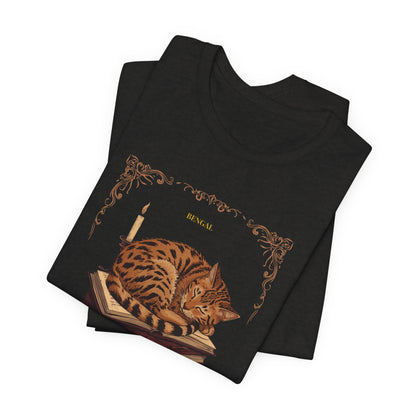 Bengal Cat t-shirt worn casually