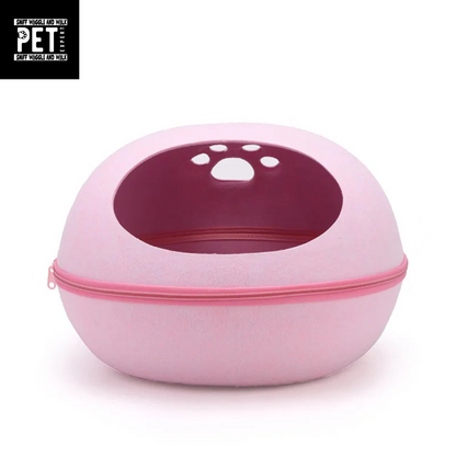 Eggshell Cat Bed - Cozy &amp; Stylish Shelter for Your Feline Friend.Sniffwaggleandwalk™