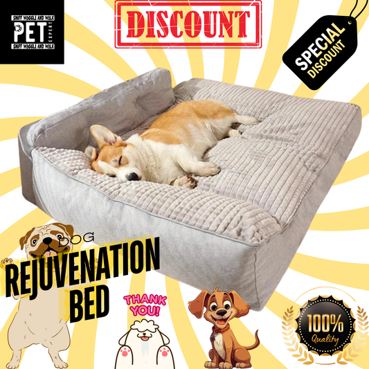 Rejuvenation Pet Bed – Luxurious Comfort for Your Pet’s Health and Wellbeing.Sniffwaggleandwalk™