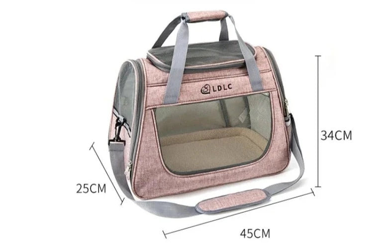 Dog Carrier Shoulder Bag - Sniff Waggle And Walk