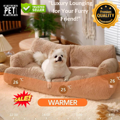 Sofa-Style Pet Bed – Luxury Comfort with a Human Sofa Design for Dogs & Cats.Sniffwaggleandwalk™