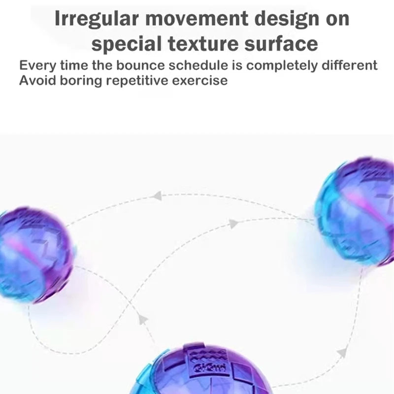 GiGwi G-Ball dog toy — squeaks when bitten, bounces unpredictably, floats in water