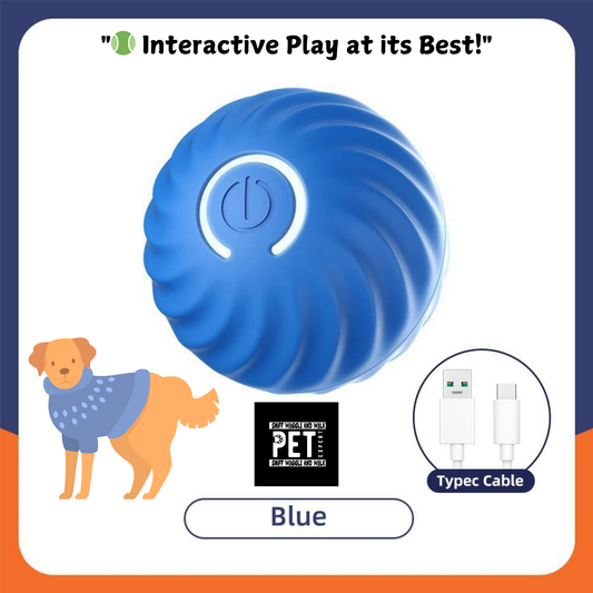 ZoomPup smart motion ball 3 hour runtime rechargeable dog toy