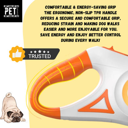 5m LED Dog Leash – 360° Tangle-Proof Design with Multiple Lighting Modes 🌟Sniffwaggleandwalk™