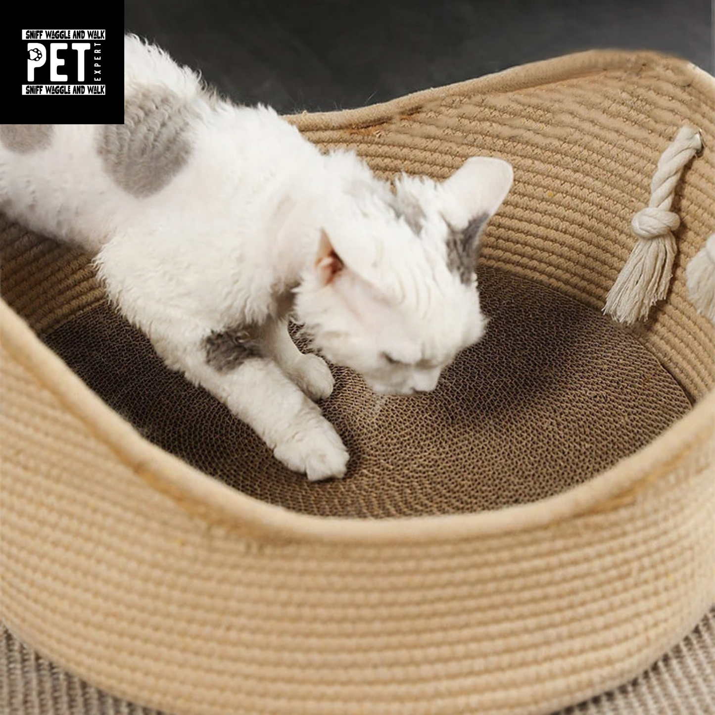 🛏️ Handcrafted Rattan Cat Bed – Cozy, Stylish, and Eco-Friendly! 🐱