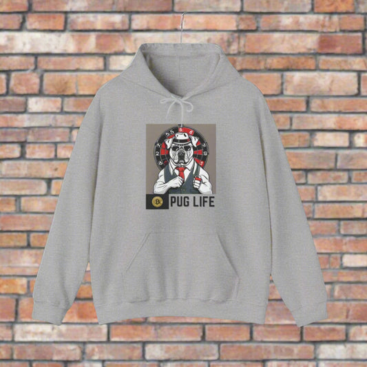 dog lover gift  Bitcoin Pug life Hooded Sweatshirt - Sniff Waggle And Walk